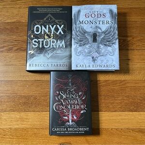 Bundle: Onyx Storm + City of Gods and Monsters + Slaying the Vampire Conqueror